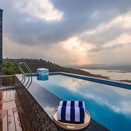 Saffronstays Kaia Waters By Kosha Villas, Pawna - Greek Style Villa With Panoramic View Of Pawna Lake Kolvan Екстер'єр фото