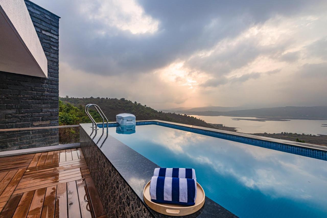 Saffronstays Kaia Waters By Kosha Villas, Pawna - Greek Style Villa With Panoramic View Of Pawna Lake Kolvan Екстер'єр фото