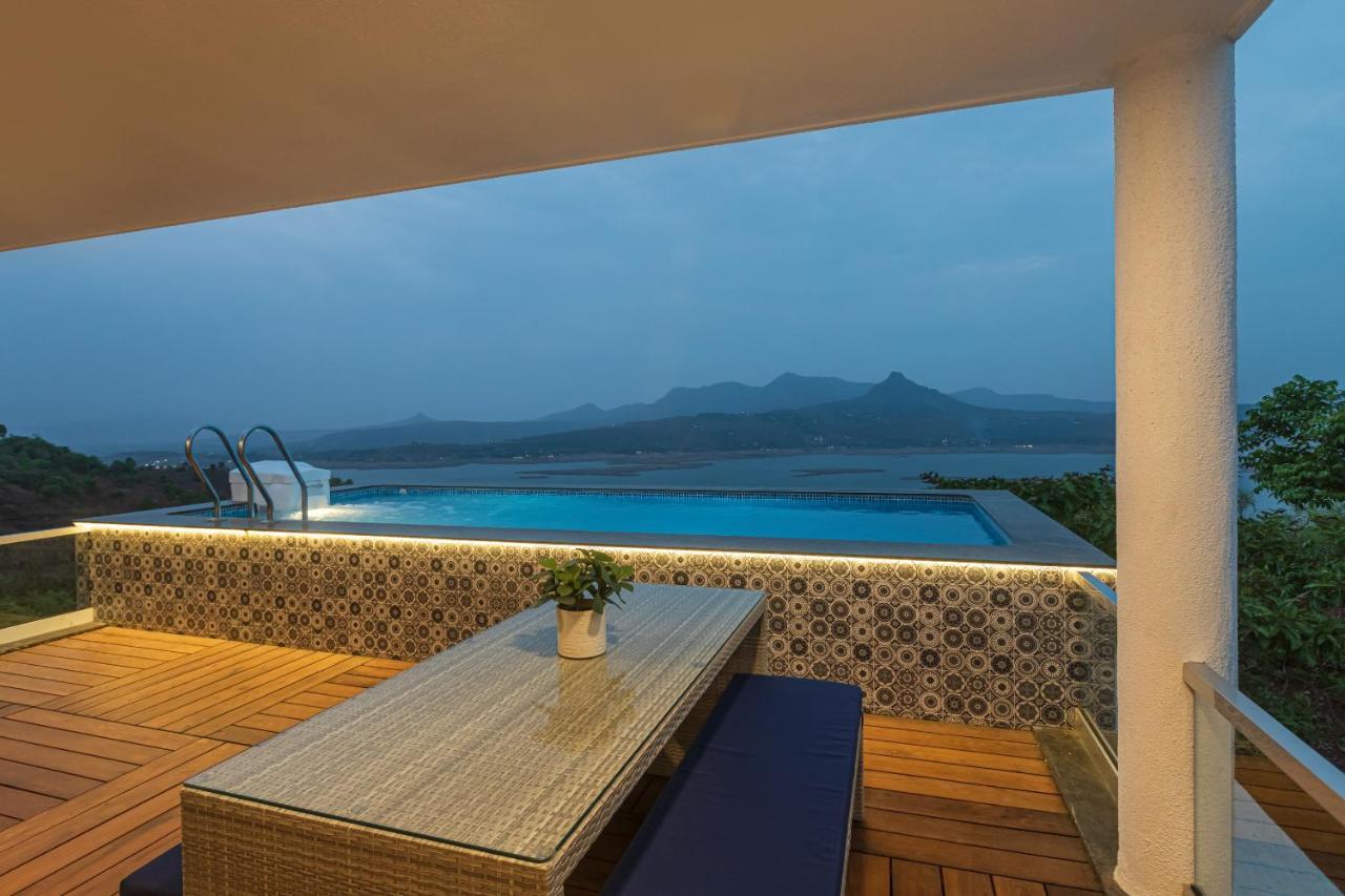 Saffronstays Kaia Waters By Kosha Villas, Pawna - Greek Style Villa With Panoramic View Of Pawna Lake Kolvan Екстер'єр фото