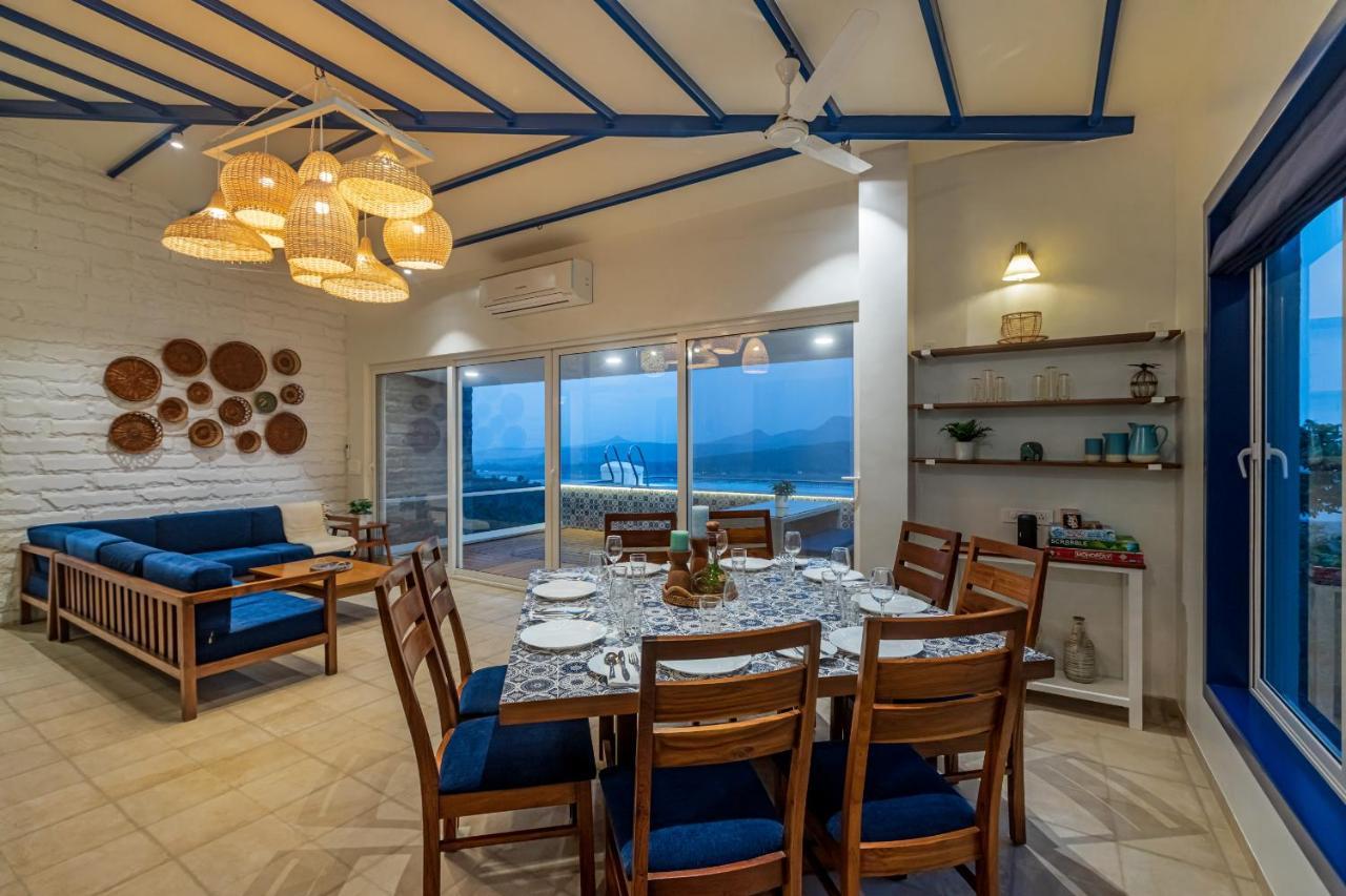 Saffronstays Kaia Waters By Kosha Villas, Pawna - Greek Style Villa With Panoramic View Of Pawna Lake Kolvan Екстер'єр фото